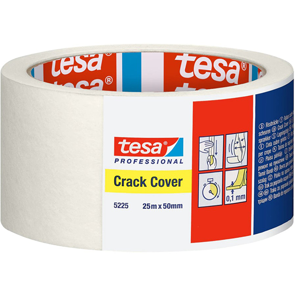Tesa Nastro Copri Crepe MM50X25MT Bianco - TESA - Immagine 3